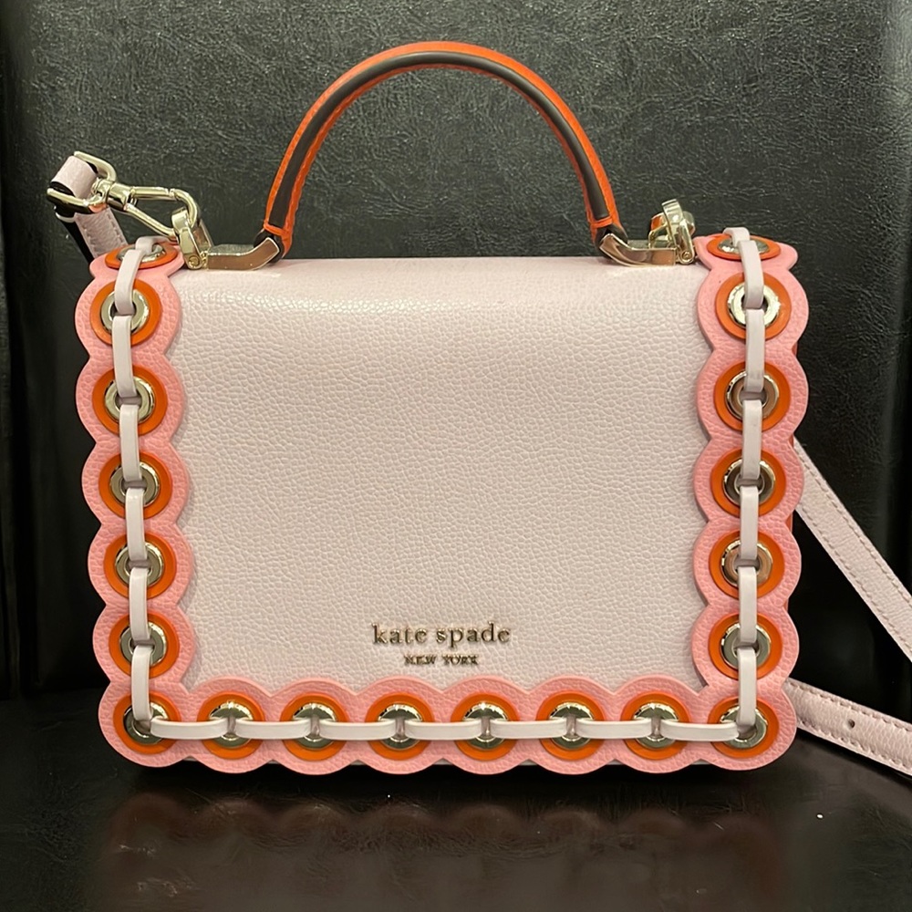 NWOT Kate Spade Pink and Orange Crossbody